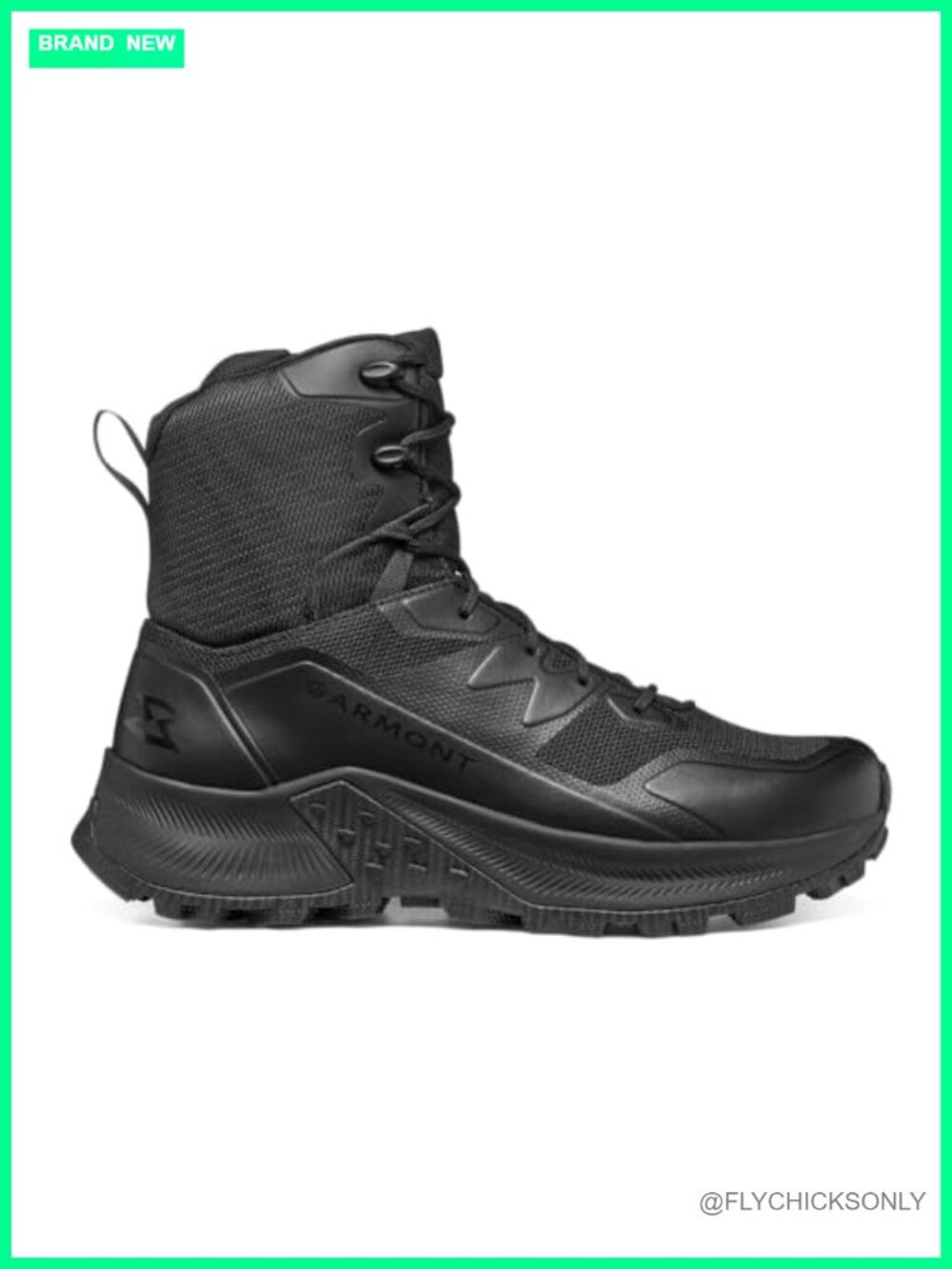 GARMONT Tactical 6" Zip Duty Boots Polyester Vibram Outsole